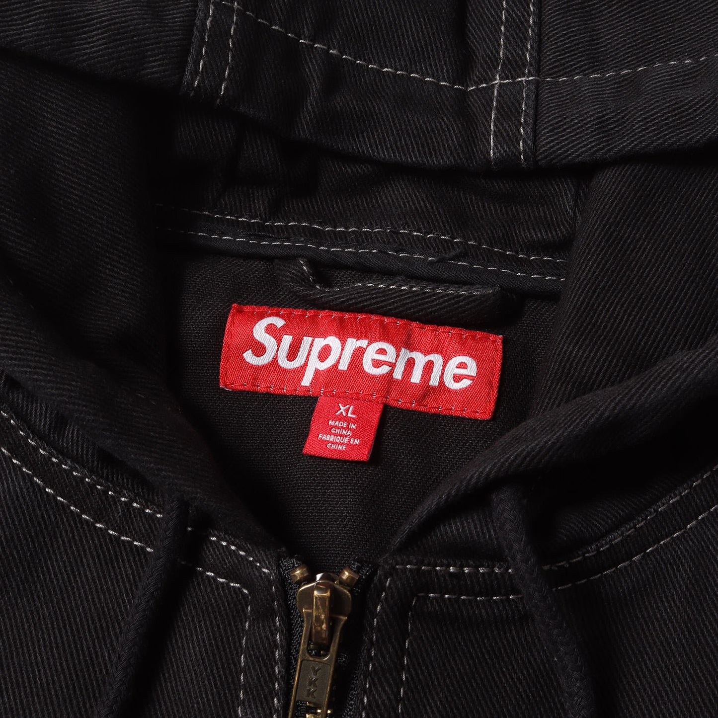 23AW ×Mark Leckey ホログラムパッチ付き フード ワークジャケット(Dream English Kid Hooded Jacket)