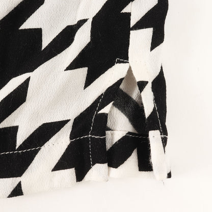 千鳥格子柄 レーヨン アロハシャツ(HANG LOOSE SHORT SLEEVE)