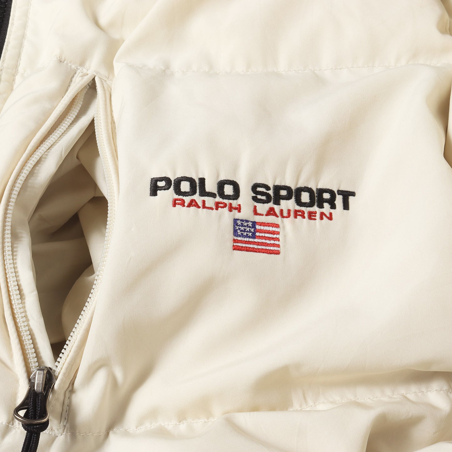 90s POLO SPORTS フルジップ ダウンジャケット