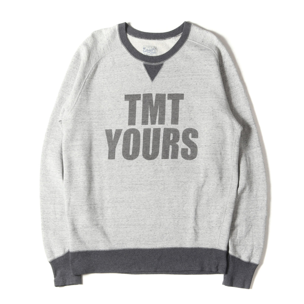 23SS YOURSロゴ 前V 霜降り スウェット(SOFT SWEAT VINTAGE COLORWAYS SHIRTS)