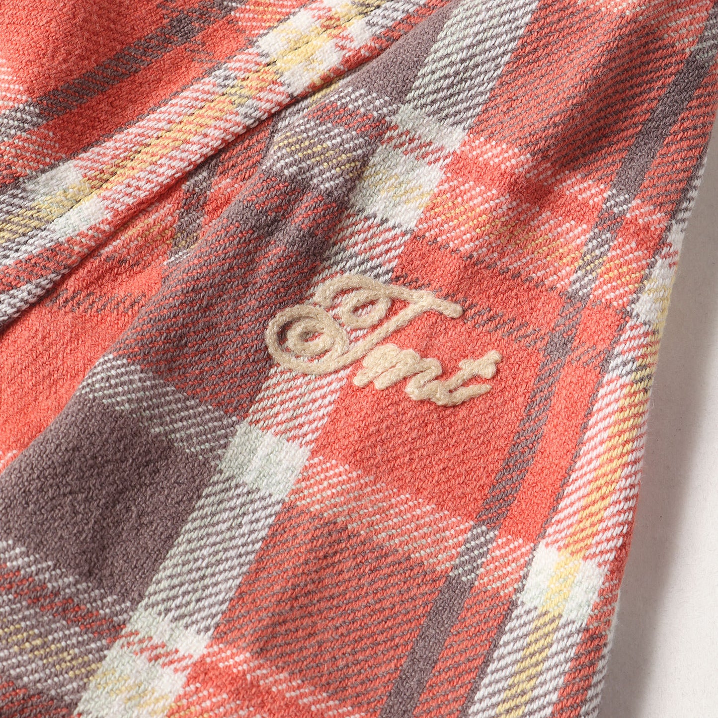 21SS ヘビー チェック フランネルシャツ(COLLOR OFF HEAVY NELL CHECK SHIRTS)