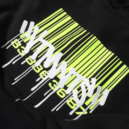 23AW VTMNTS グラフィックプリント スウェット パーカー(Graffiti big barcode hoodie)