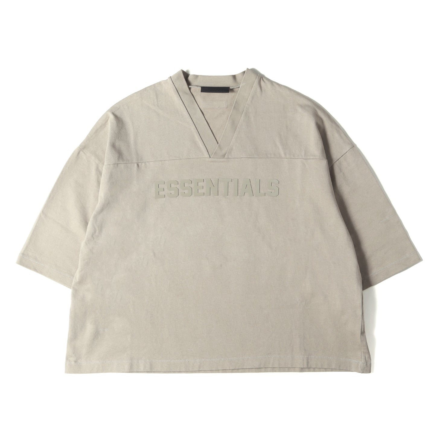 24AW FOG ESSENTIALS オーバーサイズ Vネック フットボール ヘビー Tシャツ(Football Tee)