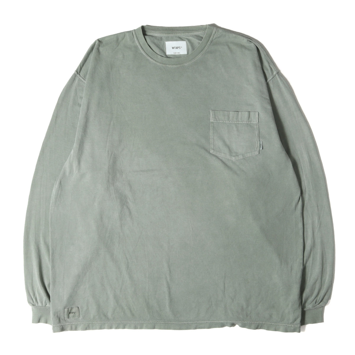 WTAPS (ダブルタップス) 21AW オーバーダイ加工 ロングスリーブ 