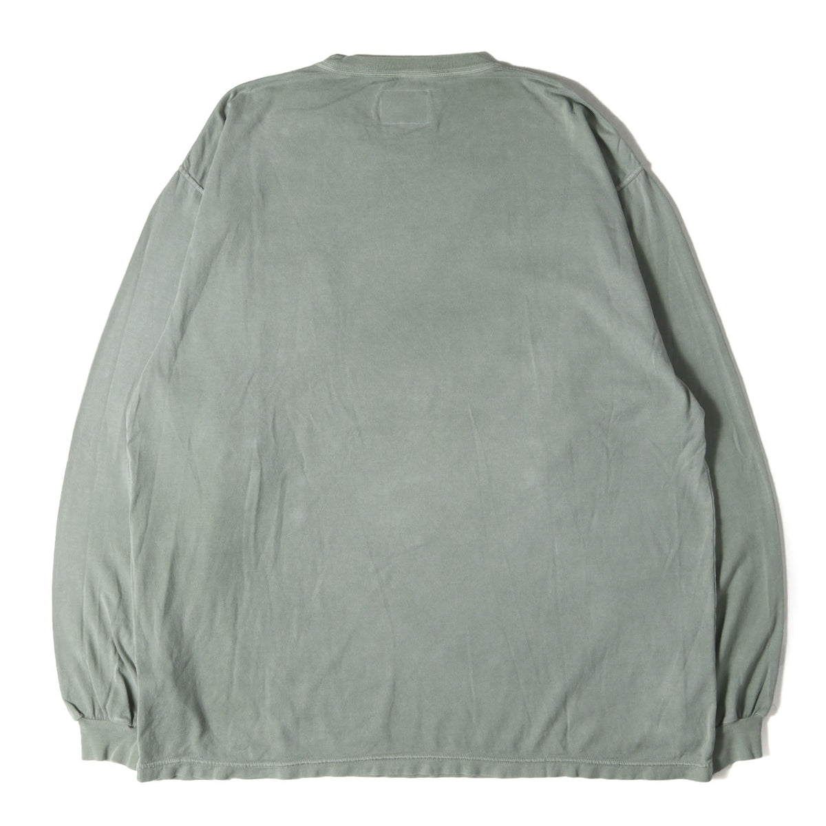 21AW オーバーダイ加工 ロングスリーブ ポケット Tシャツ(BLANK 01 LS)