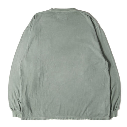 21AW オーバーダイ加工 ロングスリーブ ポケット Tシャツ(BLANK 01 LS)