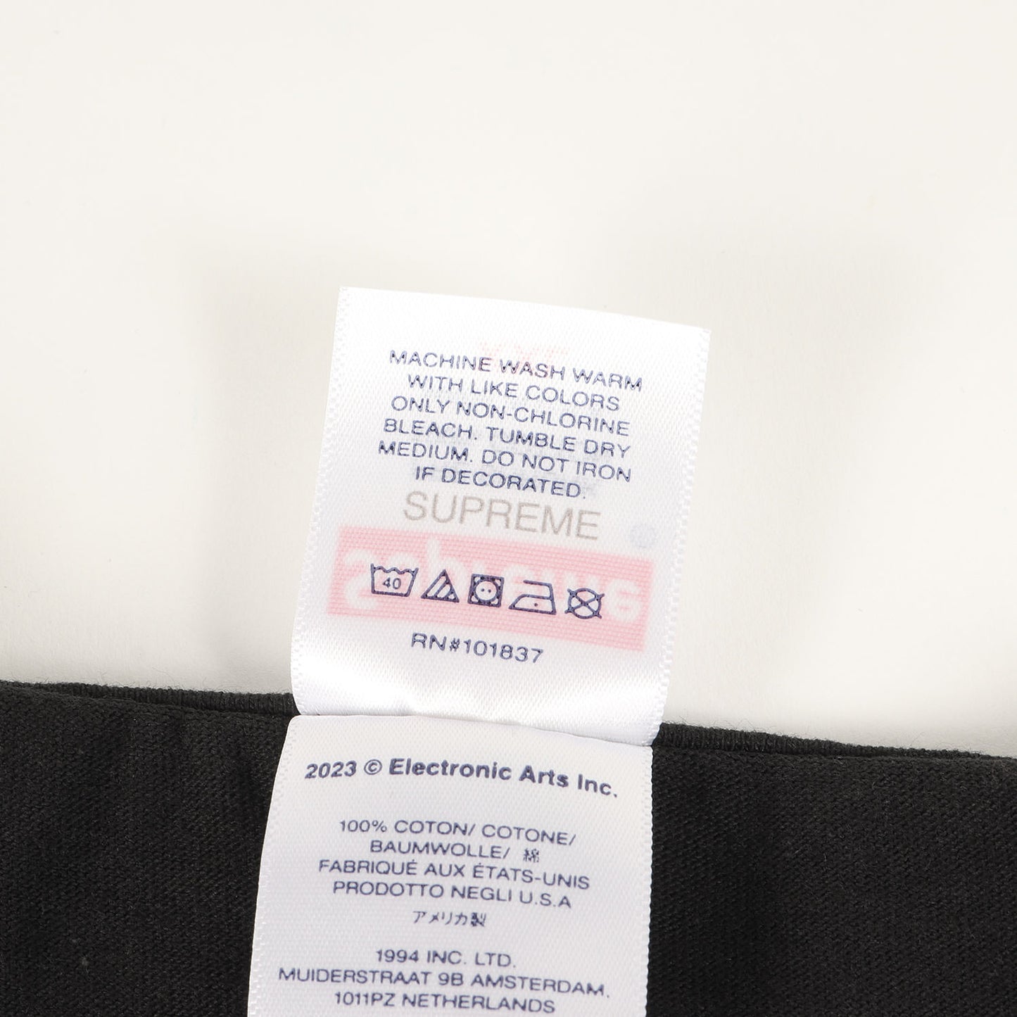 23AW ×Def Jam Fight for New York パッケージデザイン Tシャツ(Fighter Tee)