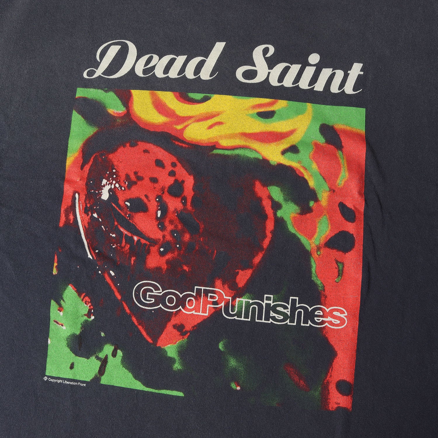 SAINT 24AWCP SS TEE SUN ヴィンテージ加工Tシャツ SAINT MICHAEL(セントマイケル) 24AWCP SS TEE ／ SUN USED