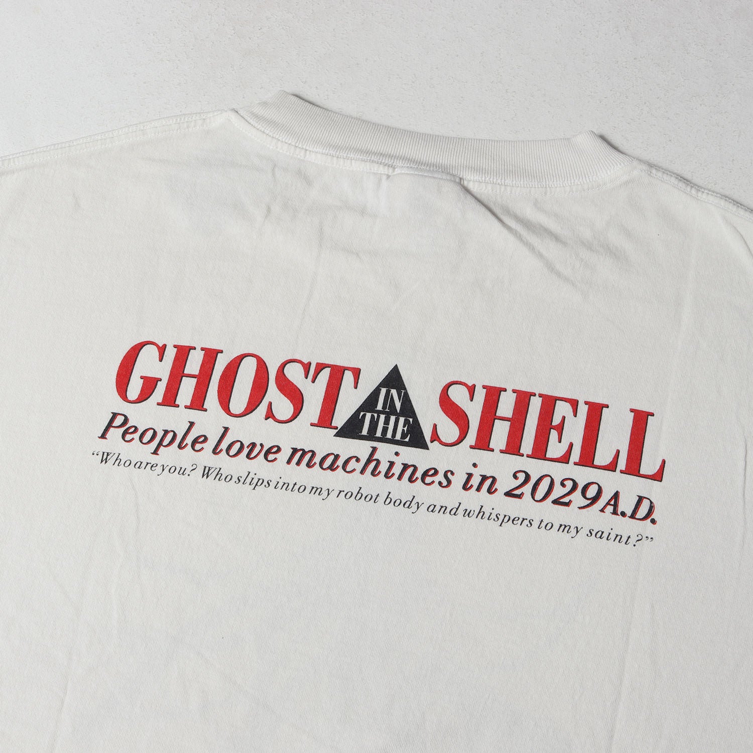 24AW ×GHOST IN THE SHELL / 攻殻機動隊 ヴィンテージ加工 Tシャツ