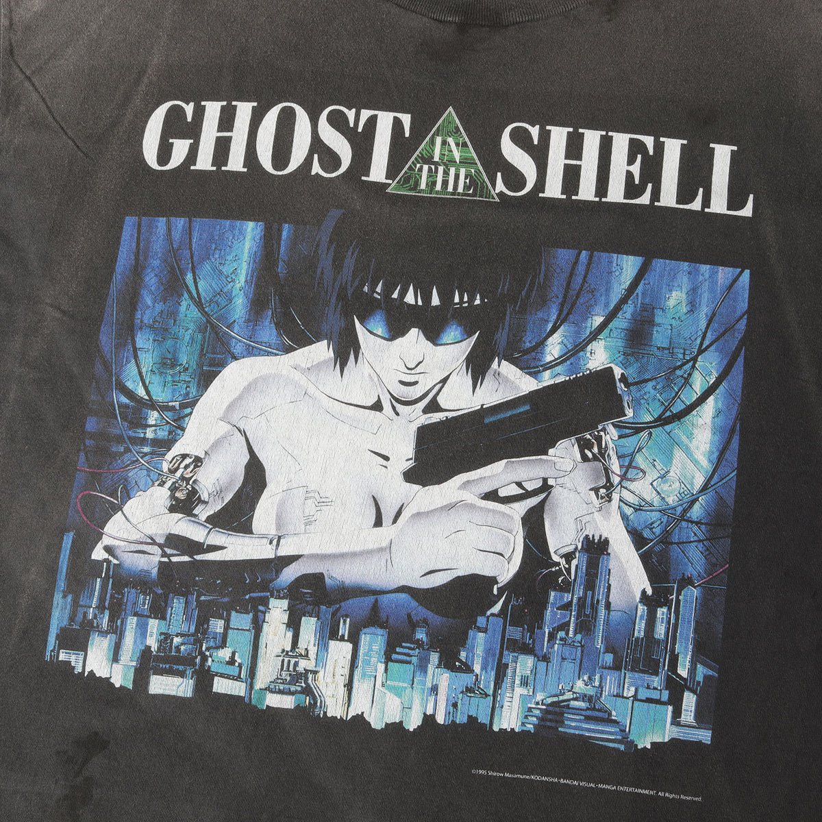 24AW ×GHOST IN THE SHELL / 攻殻機動隊 ヴィンテージ加工 Tシャツ(GS_SS TEE / GITS)