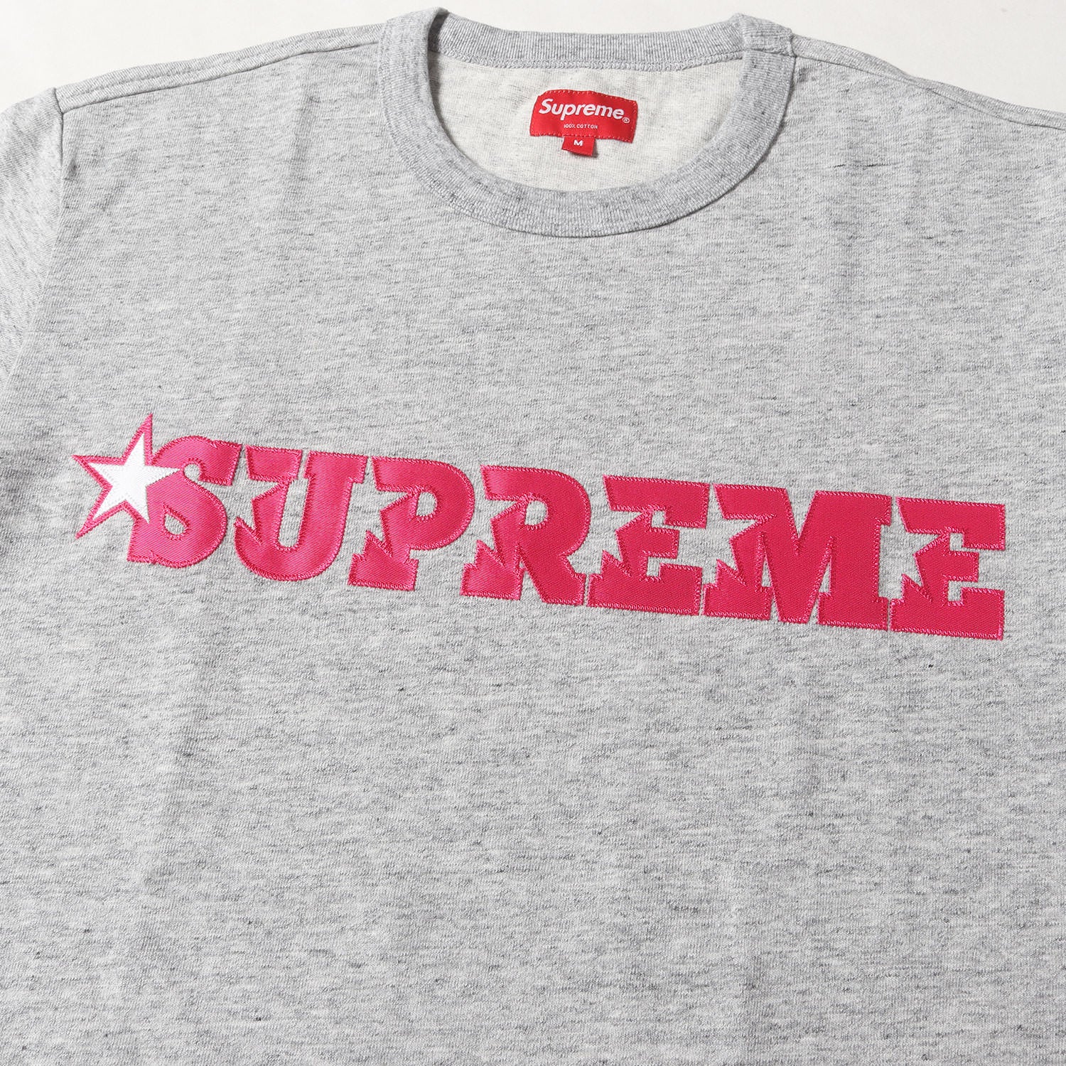 Supreme (シュプリーム) 20SS スターロゴ アップリケ ヘビー Tシャツ