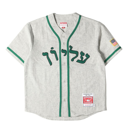 23AW ×Mitchell & Ness ウール ベースボールジャージ(Wool Baseball Jersey)