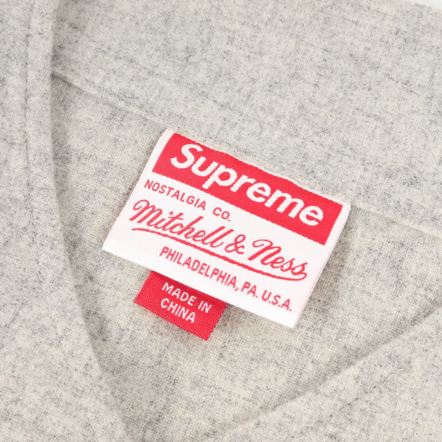 23AW ×Mitchell & Ness ウール ベースボールジャージ(Wool Baseball Jersey)