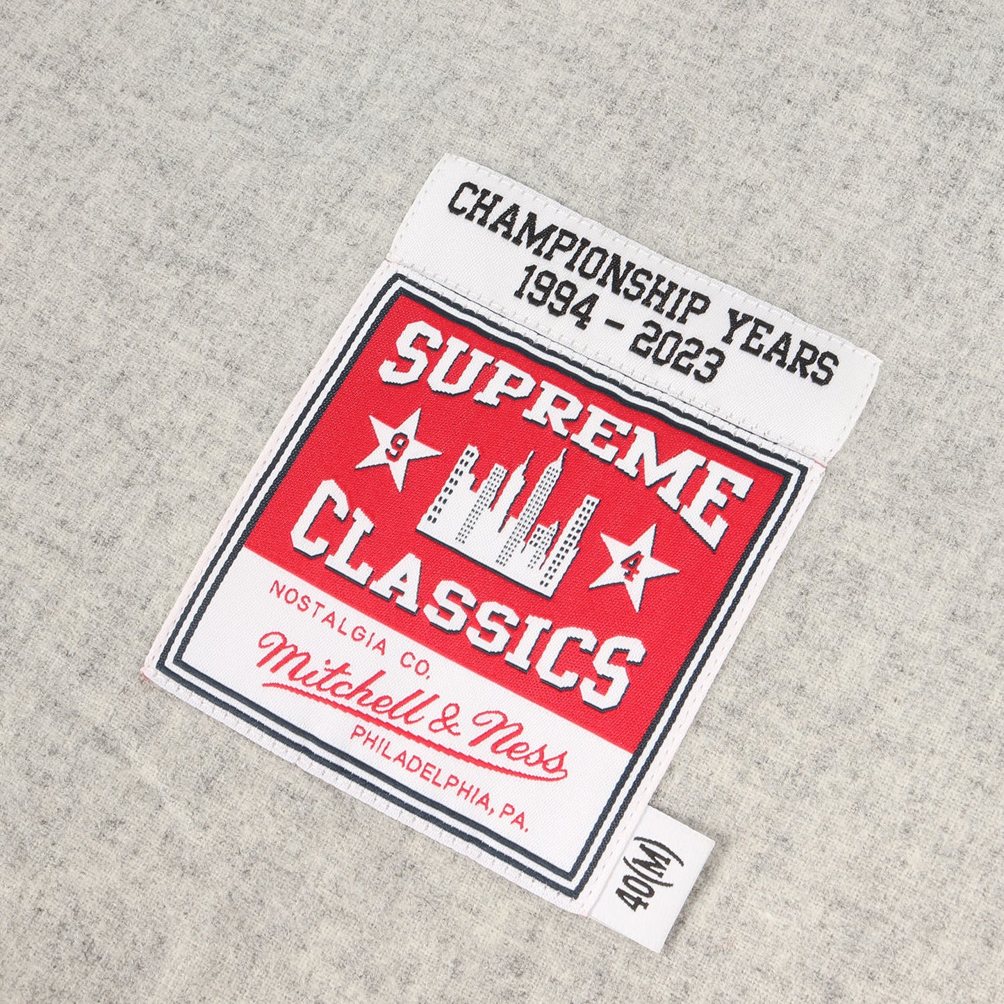 23AW ×Mitchell & Ness ウール ベースボールジャージ(Wool Baseball Jersey)