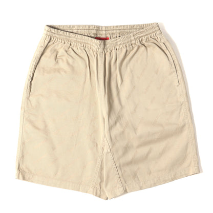 ジャガードロゴ柄 ツイル イージーショーツ(Jacquard Logos Twill Short)