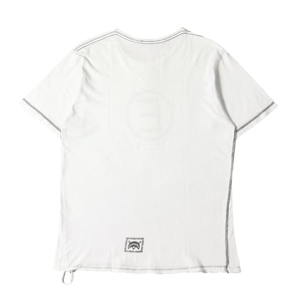 03SS SCAB期 ダメージ加工 Eロゴ Tシャツ