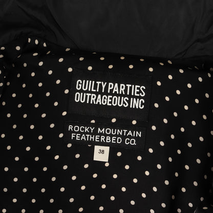×Rocky Mountain Featherbed 裏地ドット柄 フード付き ダウンジャケット