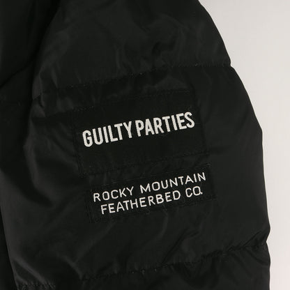 ×Rocky Mountain Featherbed 裏地ドット柄 フード付き ダウンジャケット