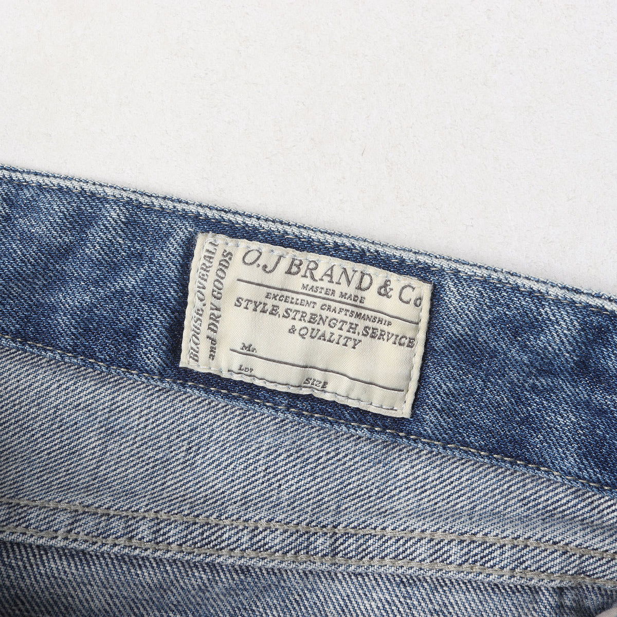 ペンキ加工 テーパード ヘビー デニムパンツ(HEAVY DENIM TAPERD JEANS DUSTY TYPE)