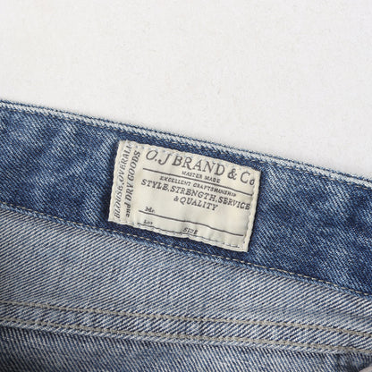 ペンキ加工 テーパード ヘビー デニムパンツ(HEAVY DENIM TAPERD JEANS DUSTY TYPE)