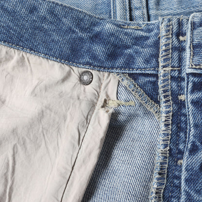 ペンキ加工 テーパード ヘビー デニムパンツ(HEAVY DENIM TAPERD JEANS DUSTY TYPE)