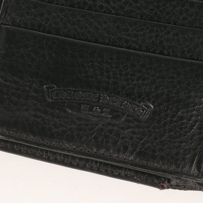 クロスボタン ウェーブ ヘビーレザー ロングウォレット / 長財布(WAVE WALLET CROSS BUTTON)