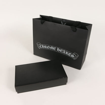クロスボタン ウェーブ ヘビーレザー ロングウォレット / 長財布(WAVE WALLET CROSS BUTTON)