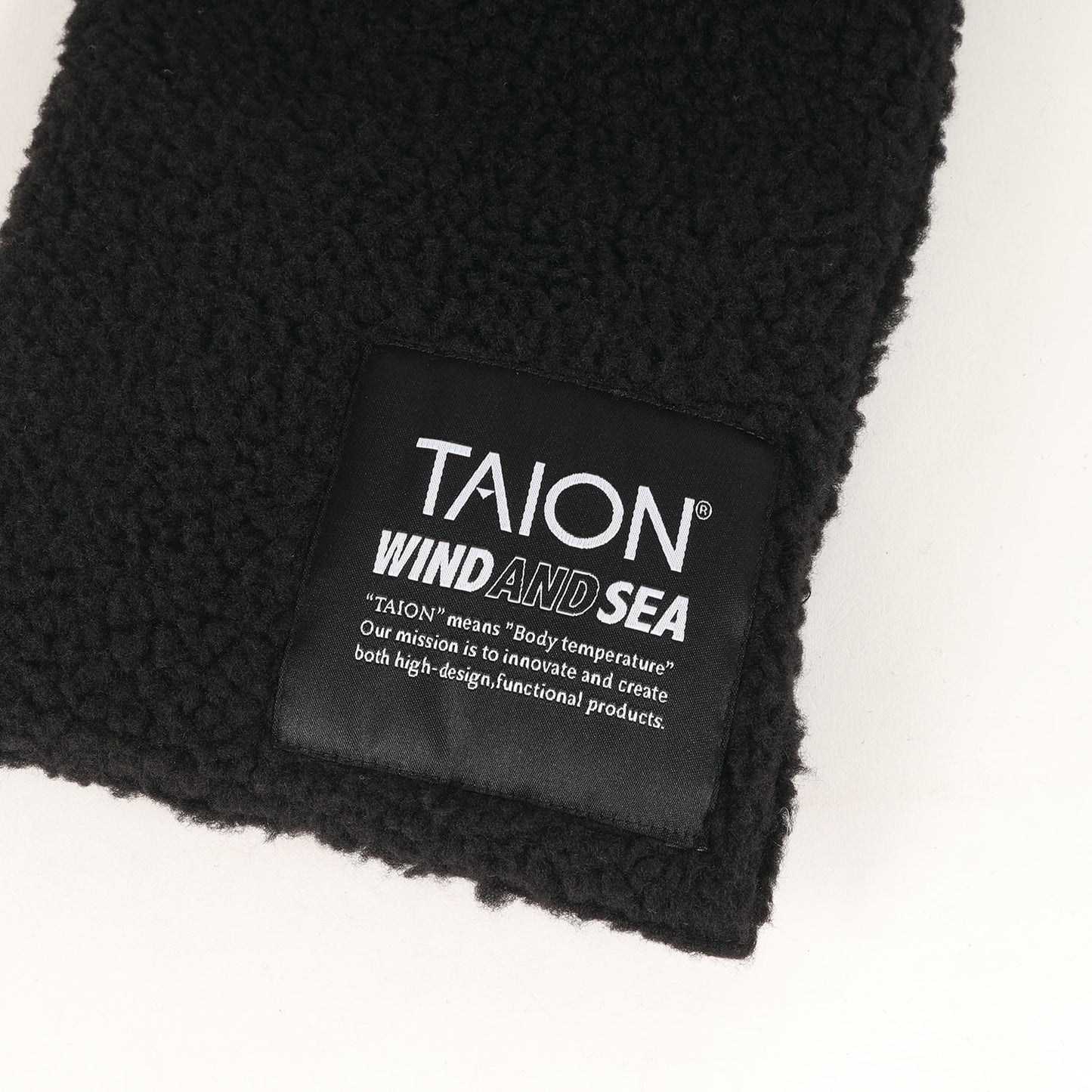 24AW ×TAION ナイロン / フリース ダウンマフラー(SCARF)