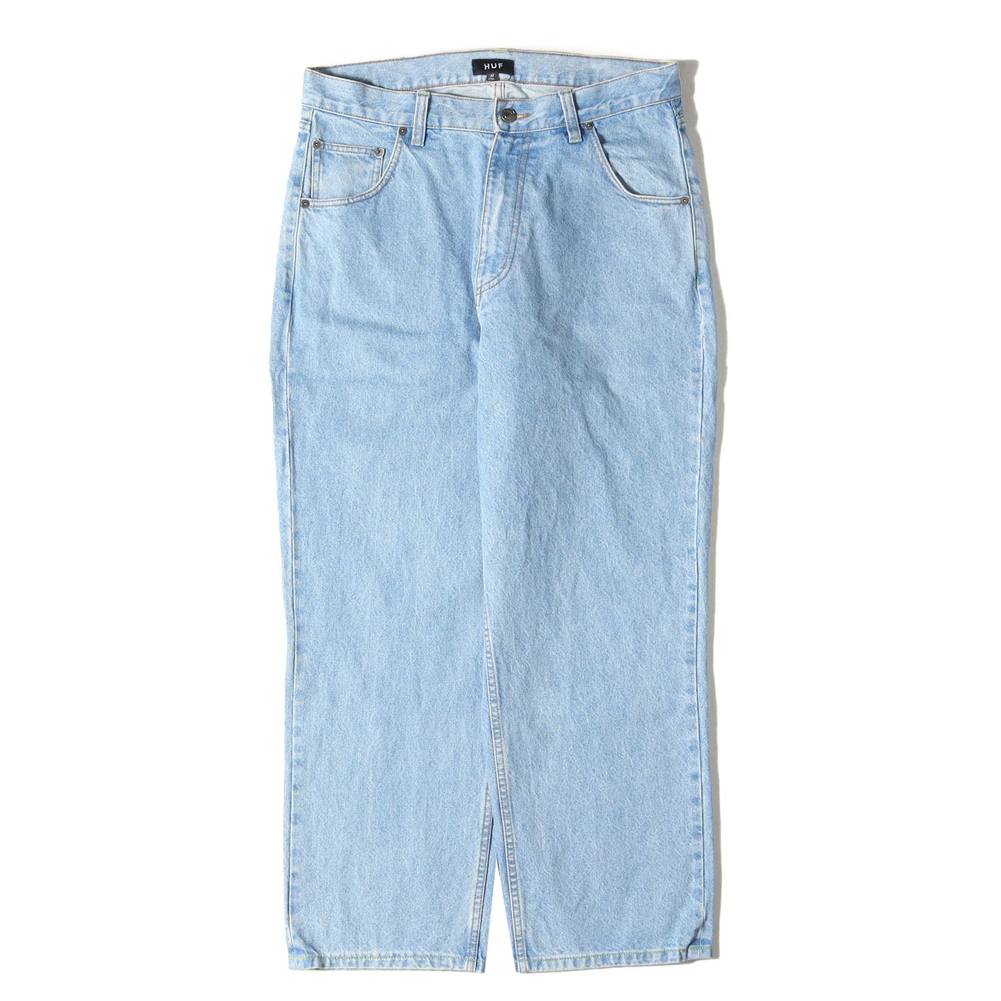 ヴィンテージ加工 ワイド デニムパンツ(CLASSIC DENIM PANT)