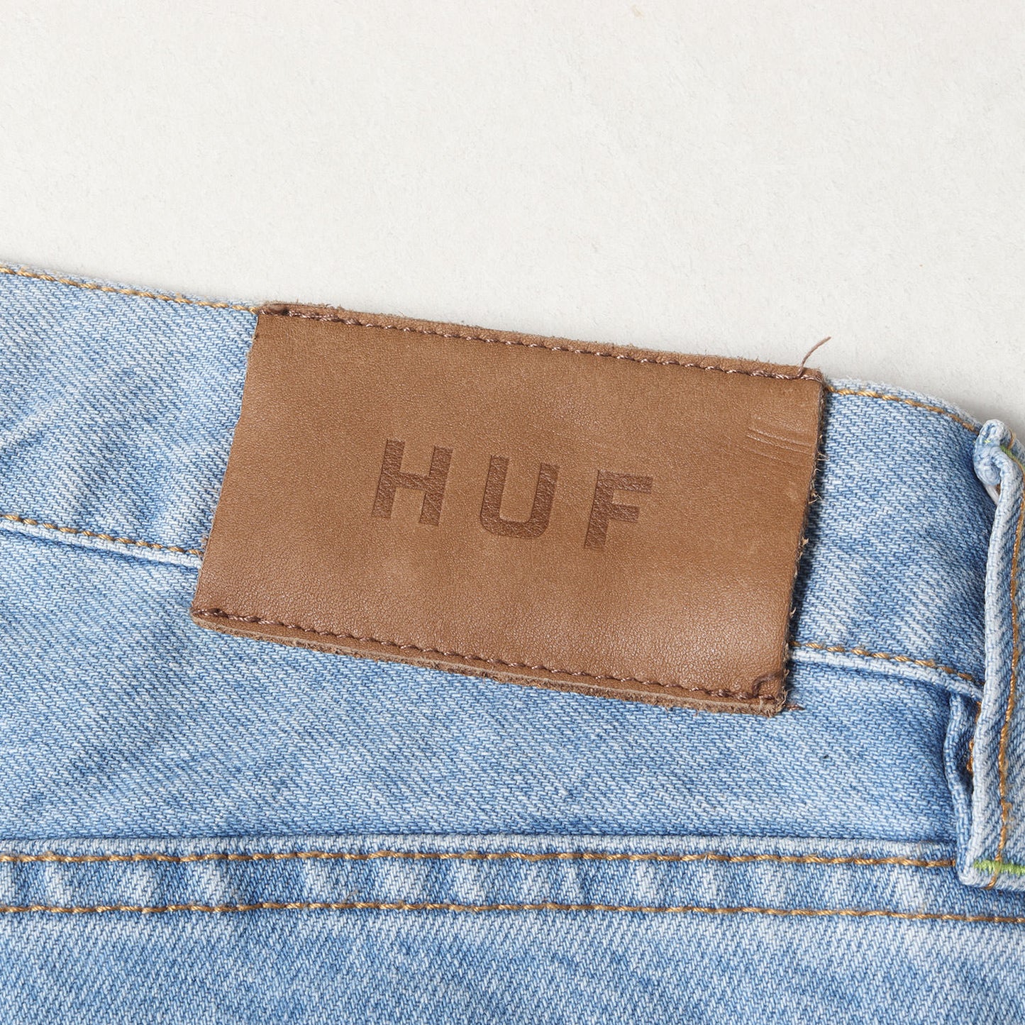 ヴィンテージ加工 ワイド デニムパンツ(CLASSIC DENIM PANT)