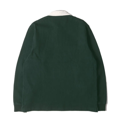23AW ブランドロゴ刺繍 ラガーシャツ / ポロシャツ(Long Sleeve Rugby Polo)