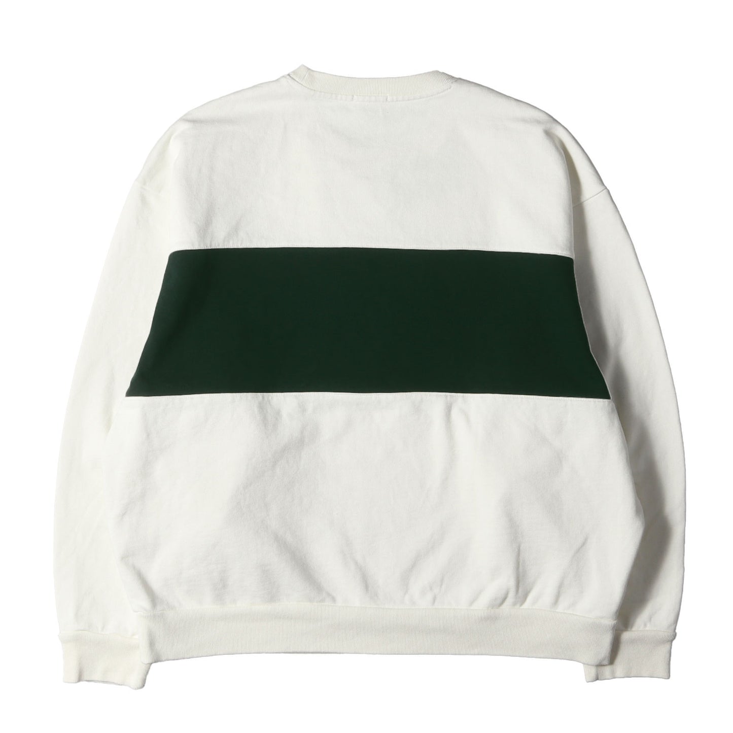 24SS パネル切替し クルーネック スウェット(Nelson Rugby Crewneck)