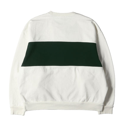 24SS パネル切替し クルーネック スウェット(Nelson Rugby Crewneck)