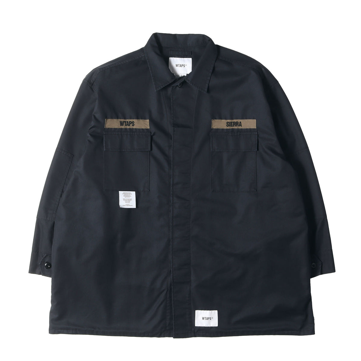 20SS オーバーサイズ ツイル ミリタリー シャツジャケット(GUARDIAN / JACKET)