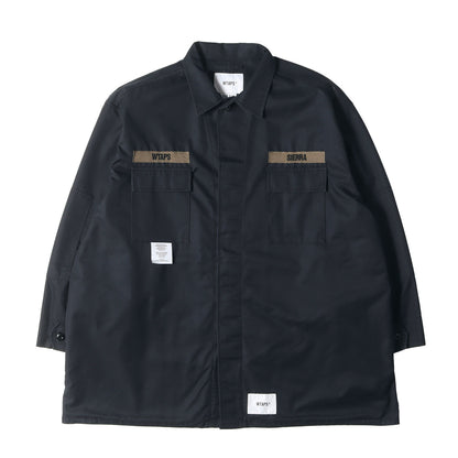 20SS オーバーサイズ ツイル ミリタリー シャツジャケット(GUARDIAN / JACKET)