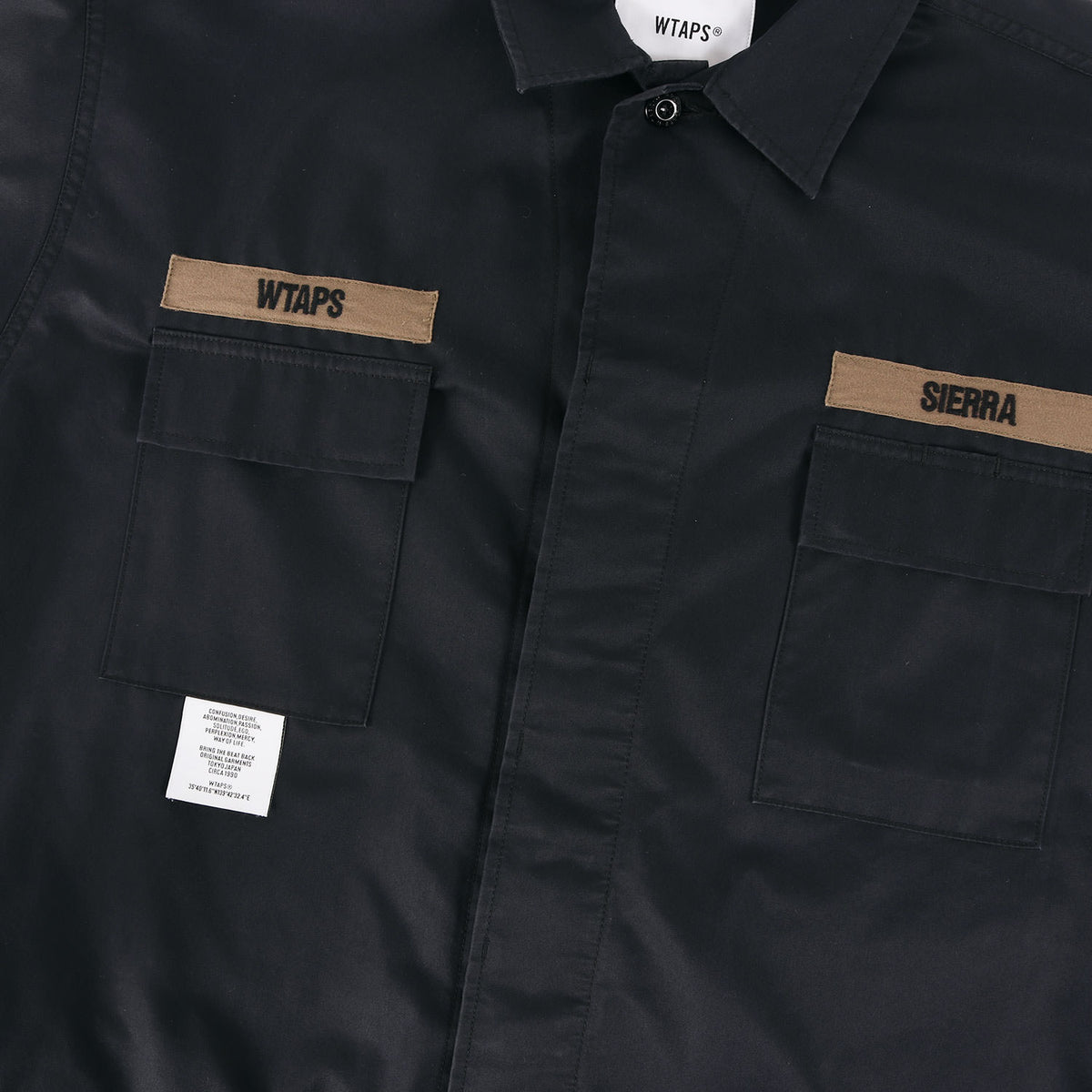 20SS オーバーサイズ ツイル ミリタリー シャツジャケット(GUARDIAN / JACKET)