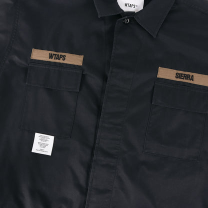20SS オーバーサイズ ツイル ミリタリー シャツジャケット(GUARDIAN / JACKET)