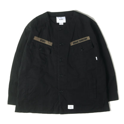 20AW ノーカラー ミリタリー シャツジャケット(SCOUT / LS)