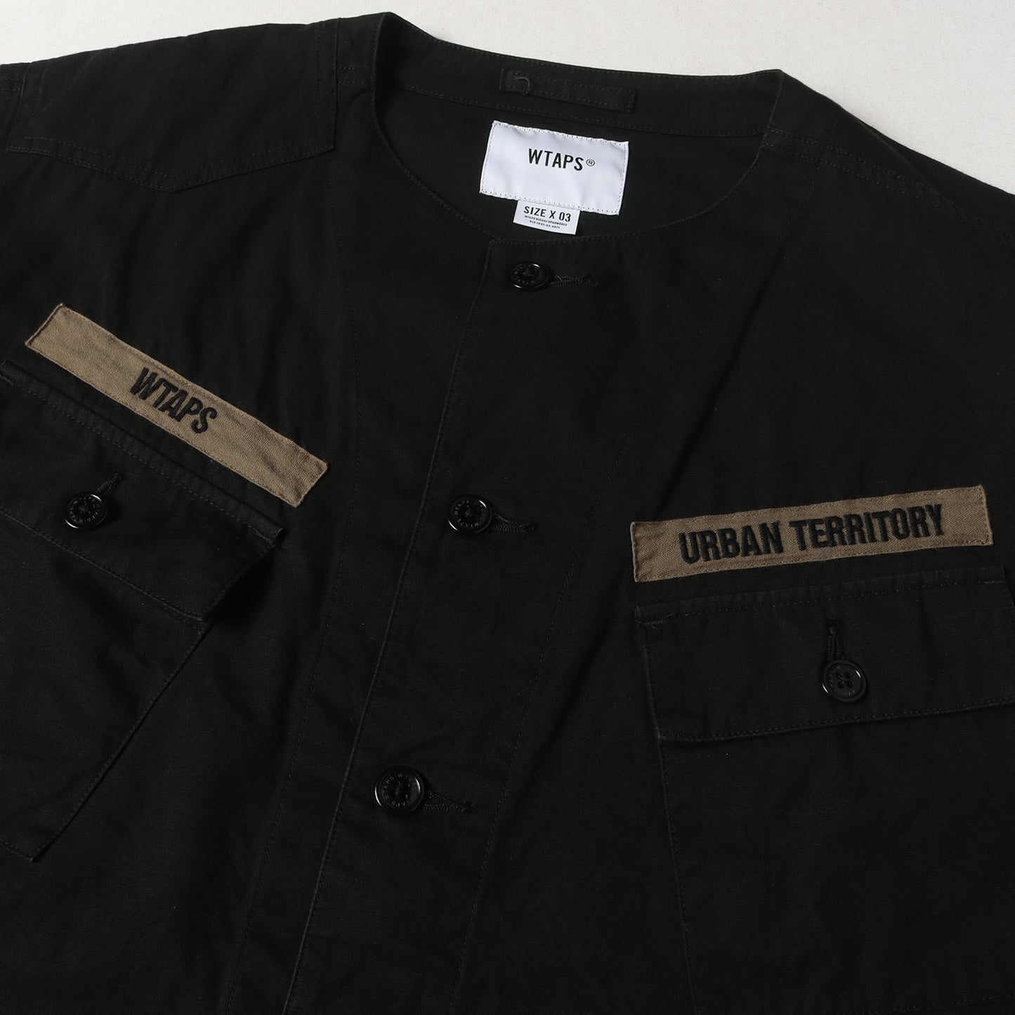 20AW ノーカラー ミリタリー シャツジャケット(SCOUT / LS)