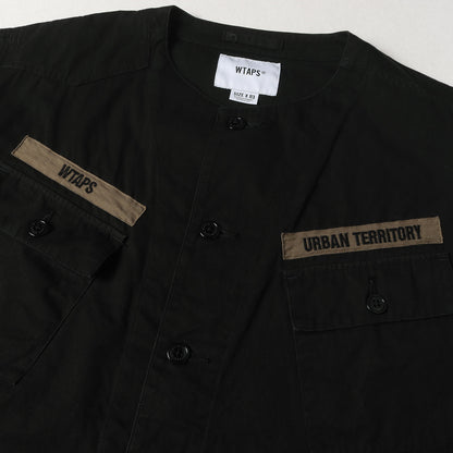 20AW ノーカラー ミリタリー シャツジャケット(SCOUT / LS)