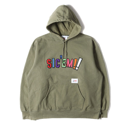 21AW ×WTAPS SICEM!!ロゴ スウェット パーカー(Sicem! Hooded Sweatshirt)