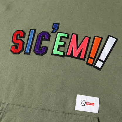 21AW ×WTAPS SICEM!!ロゴ スウェット パーカー(Sicem! Hooded Sweatshirt)