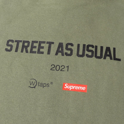 21AW ×WTAPS SICEM!!ロゴ スウェット パーカー(Sicem! Hooded Sweatshirt)