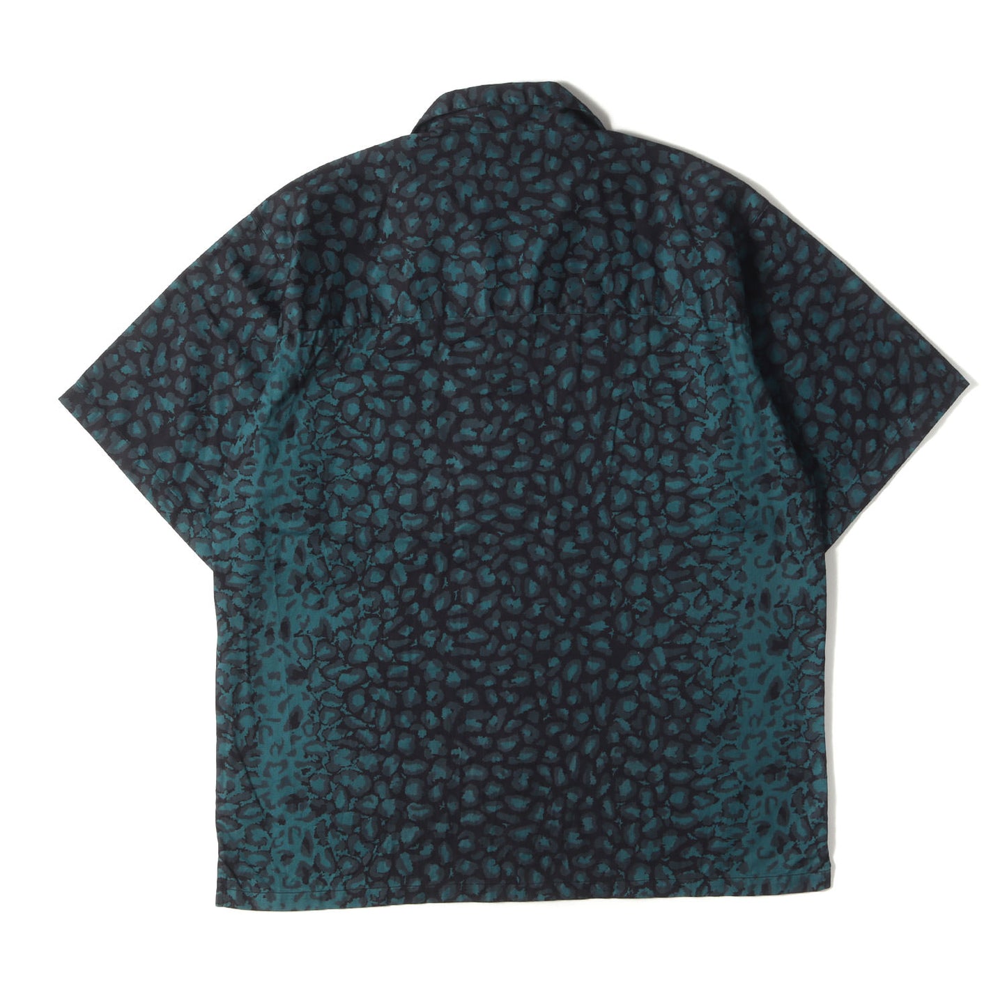 21SS レオパード柄 オープンカラー 半袖シャツ(NIGHT VISION / SS)