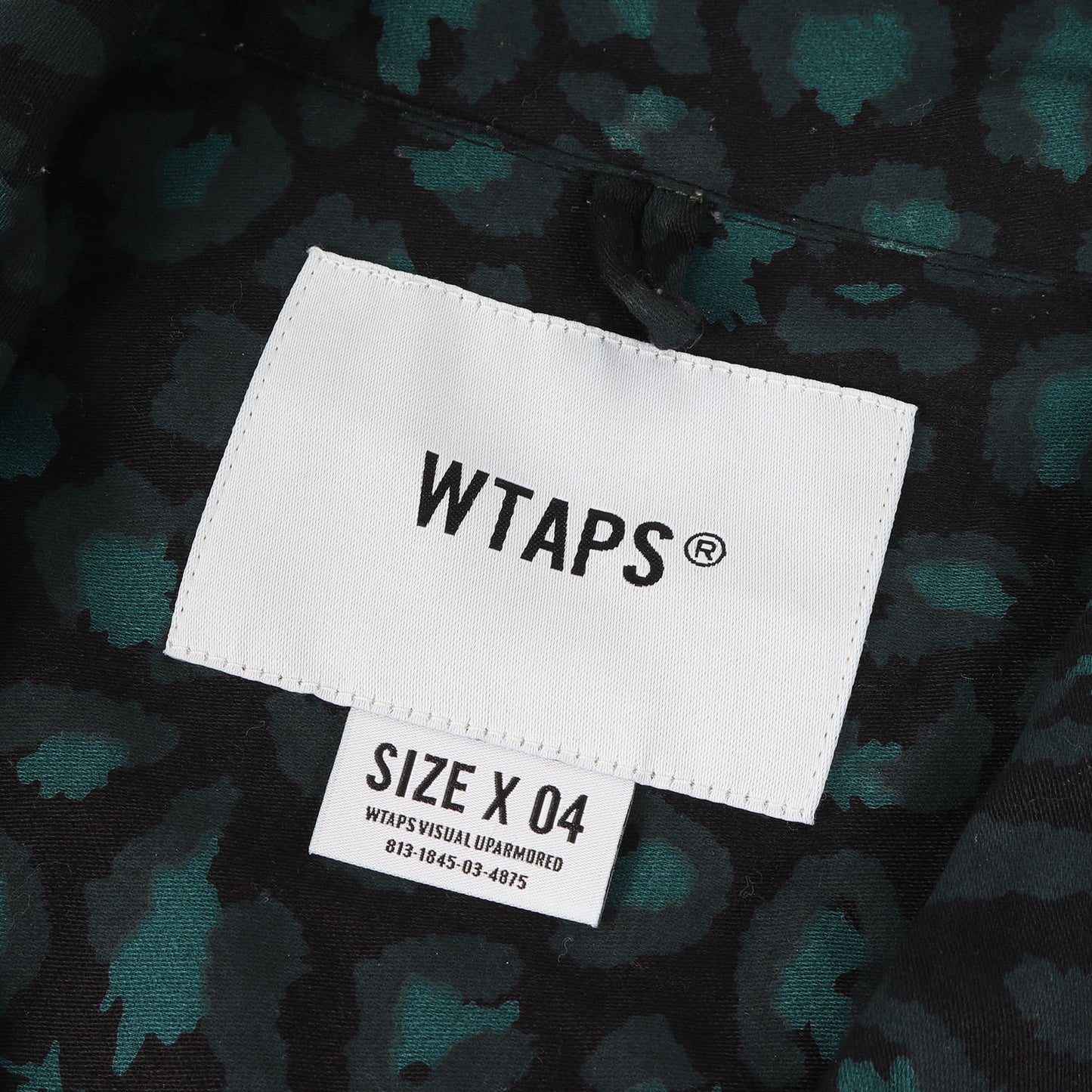 21SS レオパード柄 オープンカラー 半袖シャツ(NIGHT VISION / SS)