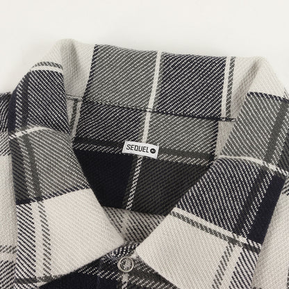 スナップボタン ヘビー チェックネルシャツ(CHECK NEL SHIRT)