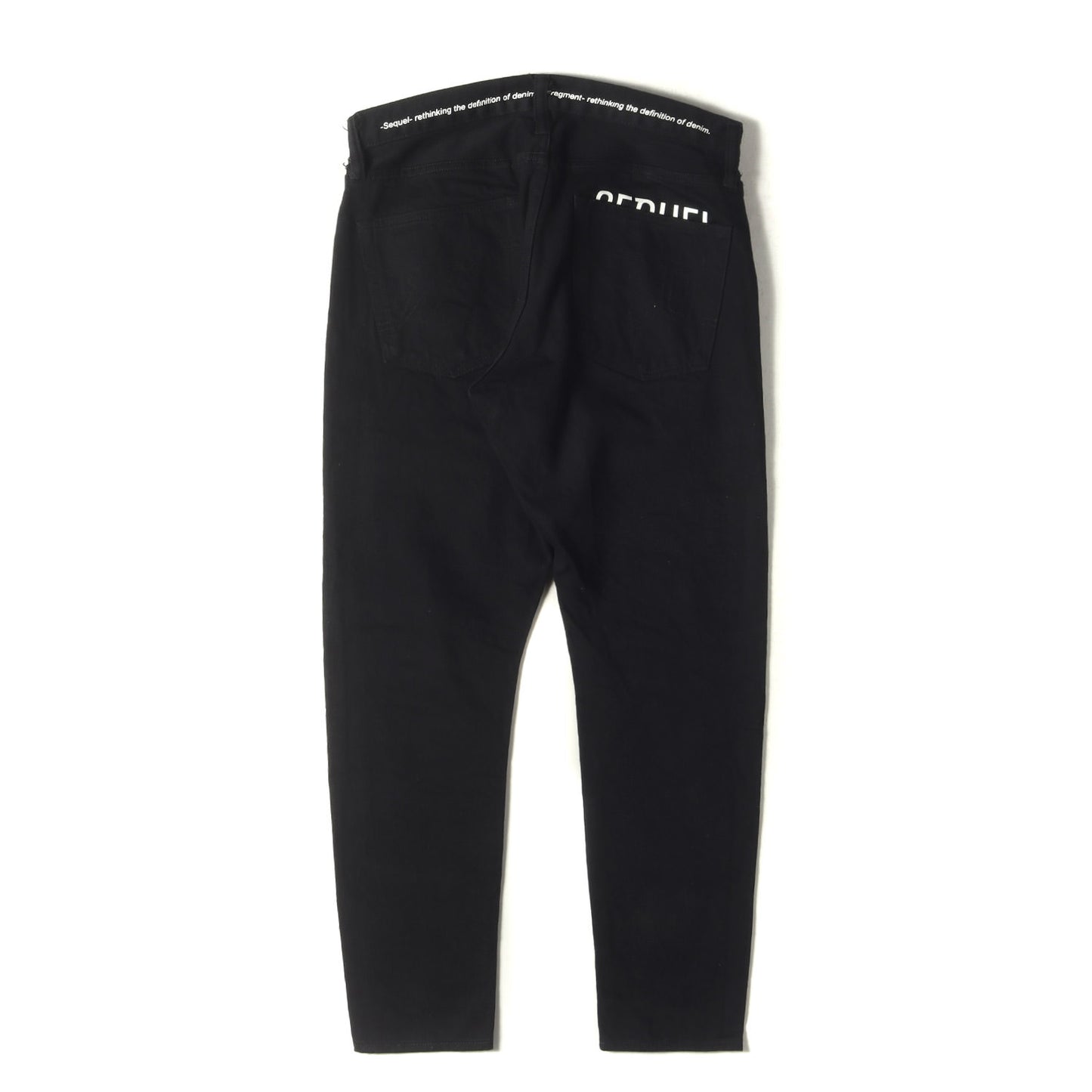 ×fragment design セルビッチ カラーブラック デニムパンツ