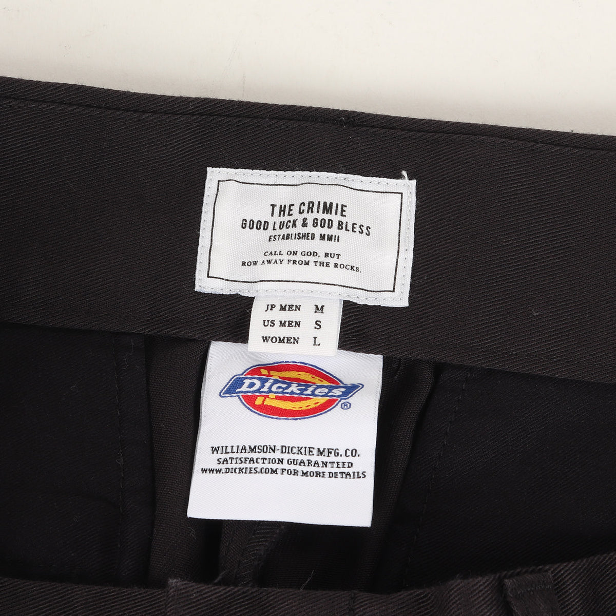 ×Dickies ストレッチ T/Cツイル テーパード チノパンツ