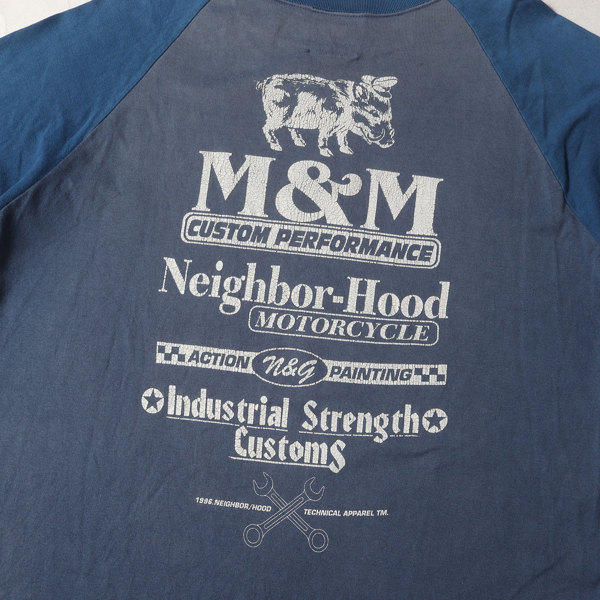 NEIGHBORHOOD (ネイバーフッド) 90s 初期モデル ×M&M ×NGAP 7分袖 