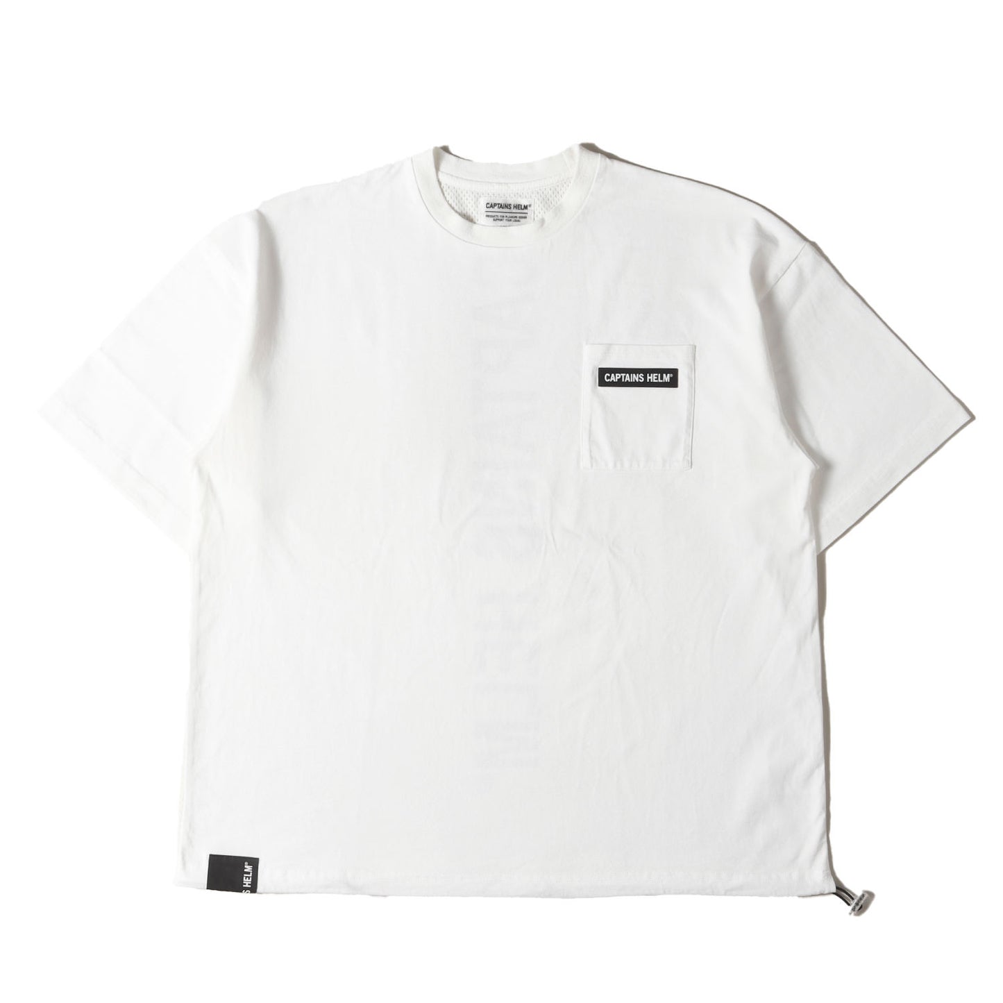22AW バック メッシュ ビッグ ポケット Tシャツ(BACK MESH BIG TEE)
